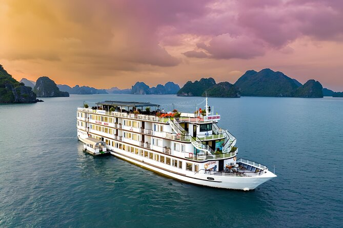 Halong Bay Luxury Cruise 2 Days 1 Night – Amanda Luxury Cruise from Hanoi