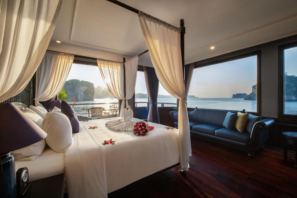 Halong Bay 2 Days 1 Night on Rosy Cruise – Luxury Cruise Tour