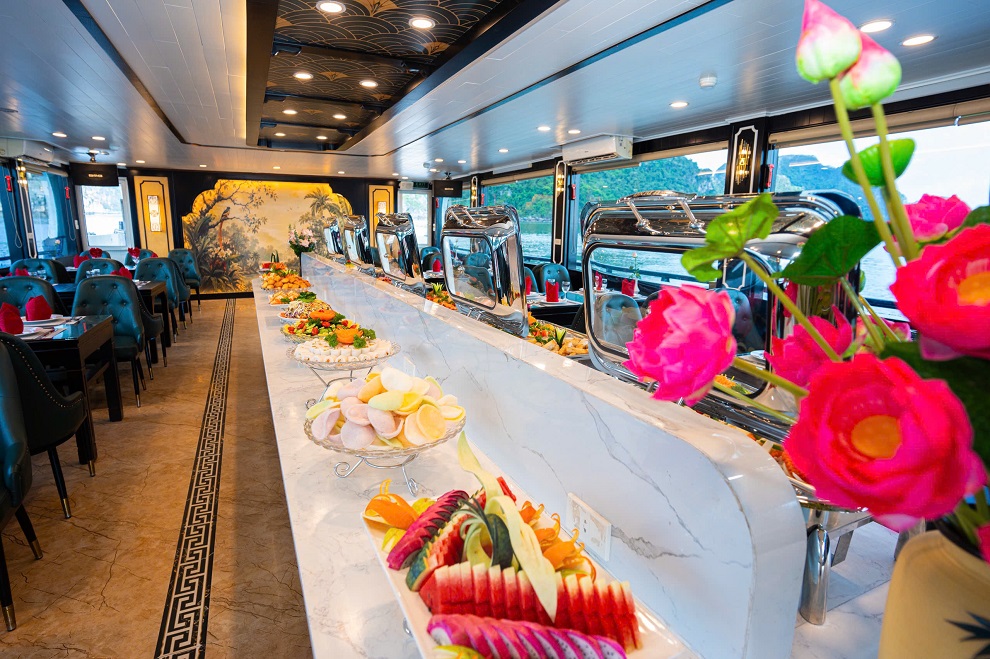 Liberty Cruise Halong Bay 1 Day Tour | Luxury Cruise & Buffet Lunch