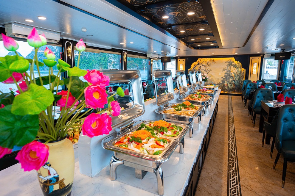 Liberty Cruise Halong Bay 1 Day Tour | Luxury Cruise & Buffet Lunch
