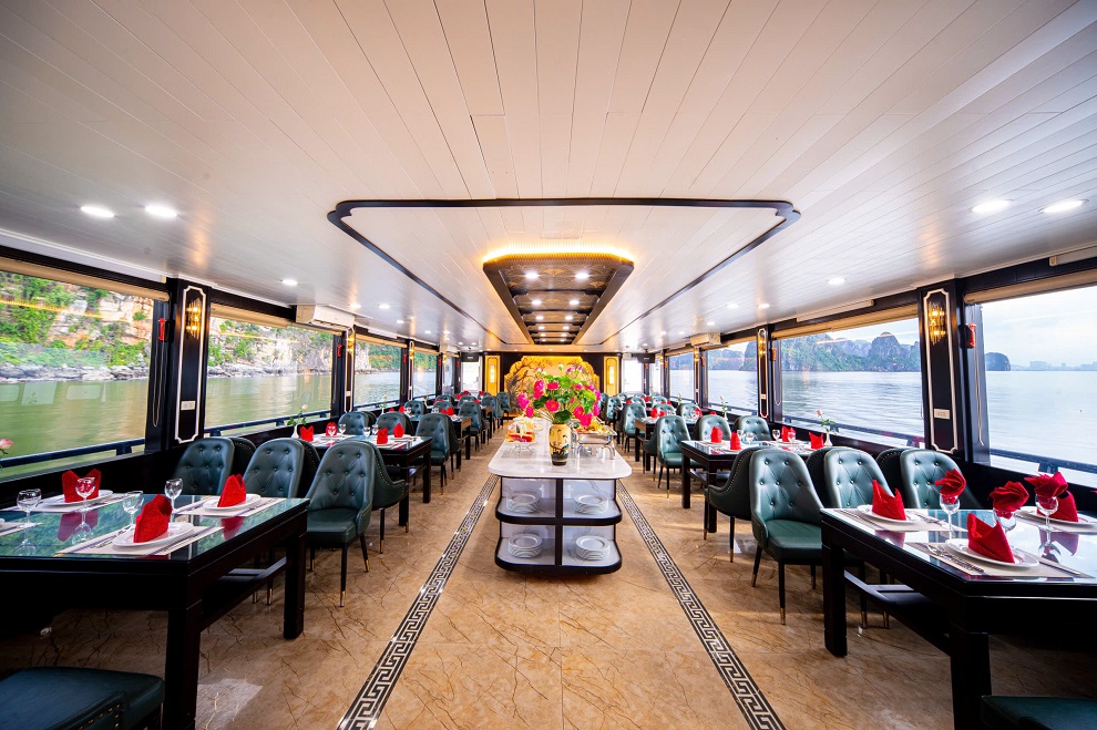 Liberty Cruise Halong Bay 1 Day Tour | Luxury Cruise & Buffet Lunch