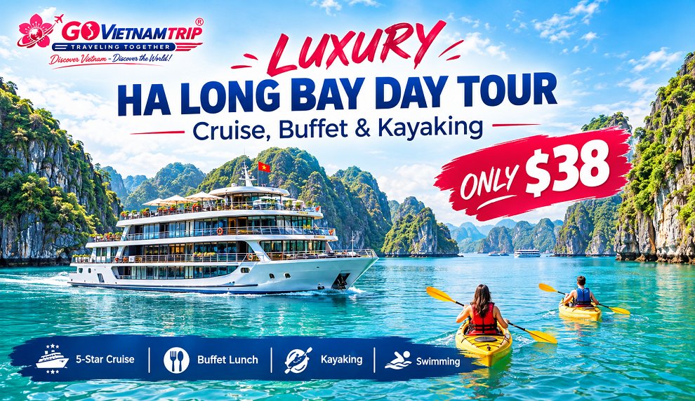Liberty Cruise Halong Bay Day Tour from Hanoi