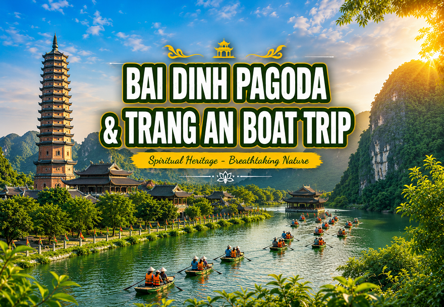 Ninh Binh Day Tour: Bai Dinh Pagoda & Trang An Boat Trip