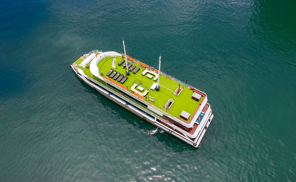 Halong Heritage Luxury Day Cruise | Halong Bay 1 Day Tour From Hanoi