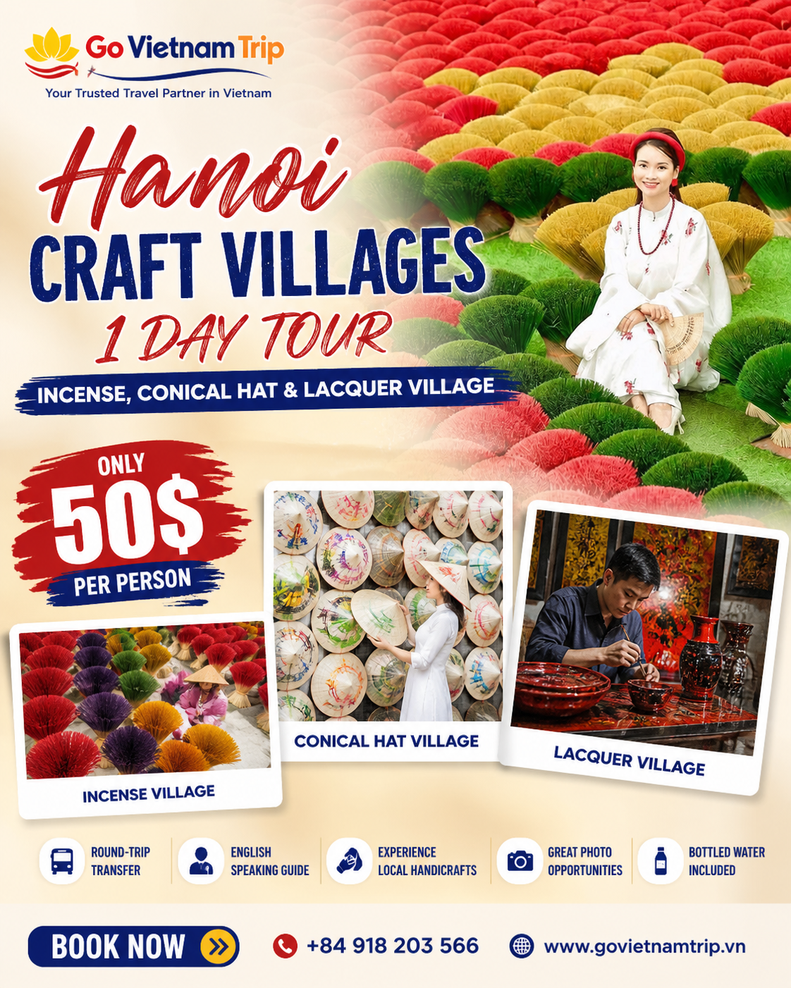 Hanoi Craft Villages Day Tour
